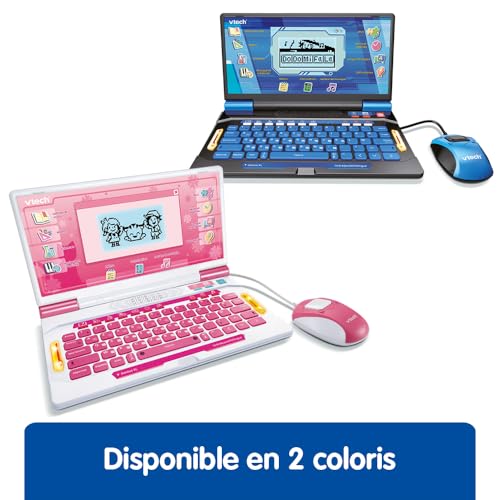 VTech Genius Ordi Éducatif Bilingue Ordinateur Enfant avec Écran LCD Clavier AZERTY et 164 Jeux Éducatifs du CP au CM2 Cadeau Enfant Dès Contenu en Français et Anglais - vue 7