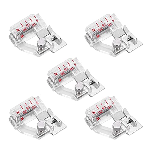Prensatelas Ajustable para Cinta Sesgo de Acero Inoxidable miniatura 6