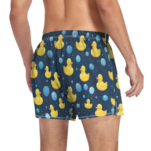 J JOYSAY Cartoon Space Astronaut Mens Underwear Classic Fit Boxers for Men Button Fly Short Boxer Briefs4