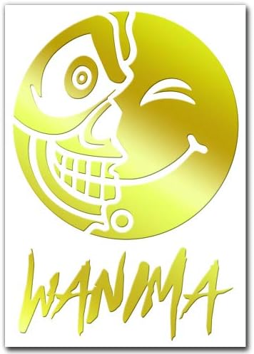 Amazon Co Jp 絵柄だけ残る ステッカー M Wanima 2 金 062g 文房具 オフィス用品