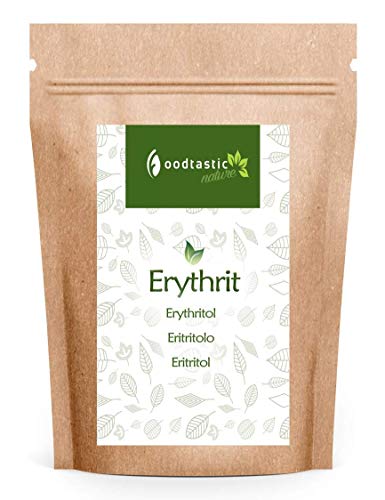 Erythrit 1kg | Kristallzucker Ersatz ohne Kalorien, zum Backen und Kochen geeignet