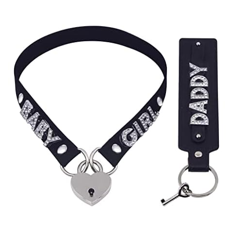 Heart Padlock Collar With Key For Women, Handmade Black Velvet Letter Padlock Choker Necklace With Leather Keychain, Punk Gothic Jewelry For Cosplay Outfits, Zinc, No Gemstone Cover