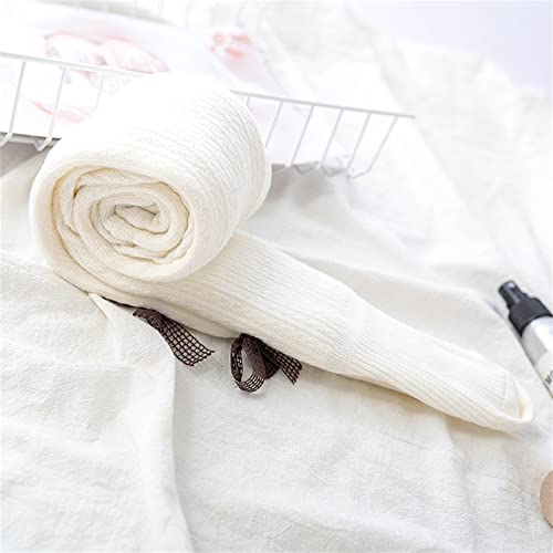 Girls Warm Leggings Knitted Stocking Toddler Kids Winter Cotton Thick Fleece Lined Stretchy Full Length Pants(e-White,12-24 Months)2