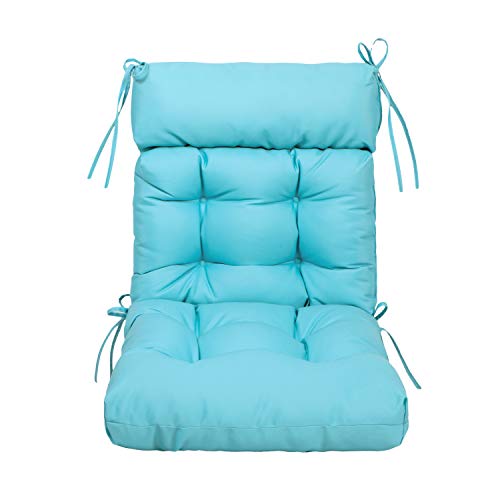 Artplan Adirondack Outdoor Chair Cushion, All Weather Patio Cushion, Wicker Tufted Pillow For Patio Furniture,Skyblue #TOP1