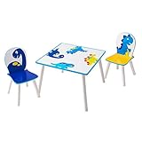 Superficie de limpieza fácil en mesa y sillas