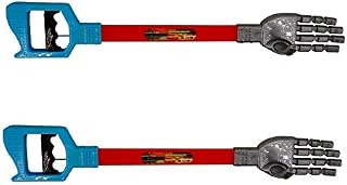 Treasure Co Trio Plastic Robot Hand Grabber (2 Pack) Kids Grabbing Stick Toy