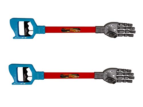 Treasure Co Trio Plastic Robot Hand Grabber (2 Pack) Kids Grabbing Stick Toy