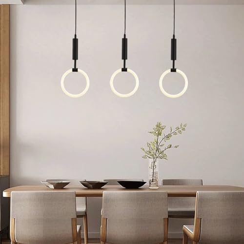 Lámpara led moderna tipo araña regulable para salones y cocina 5