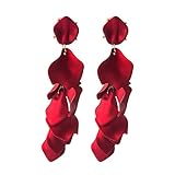 Tolles Geschenk für Freunde. Lsgepavilion Geschenk zum Geburtstag des Schmucks Elegante Ohrringe für Frauen von Dell\'Ear Lange Blume des Jahres Anhänger