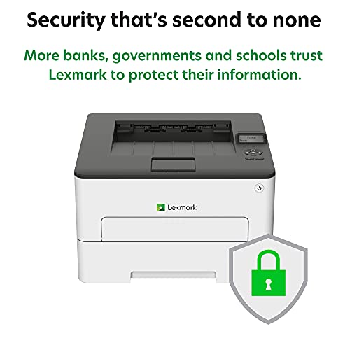 Lexmark B2236Dw Monochrome Compact Laser Printer, Duplex Printing, Wireless Network Capabilities (18M0100), White/ Gray, Small #TOP5