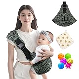 Baby Sling Carrier | Adjustable Front & Back, Adjustable Sling Easy Toddler Carrier Comfortable Baby Wrap Carrier Baby Carrier Wrap for Newborn Up to 6M-3 Years