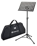 notenständer kreuzworträtsel K&M 11940 ORCHESTERPULT: Orchesterpult mit bedienerfreundlichem Schnellverschluss, gelochte Notenpultplatte