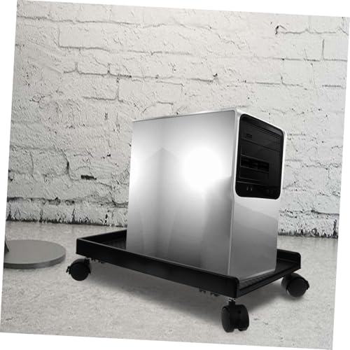 Soporte para torre de computadora HOMSFOU para CPU móvil bajo escritorio miniatura 3