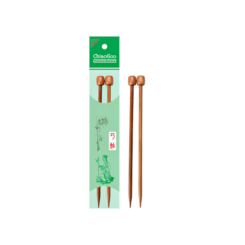 ChiaoGoo Single-Point. Needle Bamboo 23cm 5.00mm pat. - 1pc