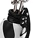 Gavigain Golfs Pen Holder for Men,Mini Golfs Pens Holder Desk Decoration Golfs Accessories Office Desk Decor for Coworkers Golfer Friends Fans (Black White)