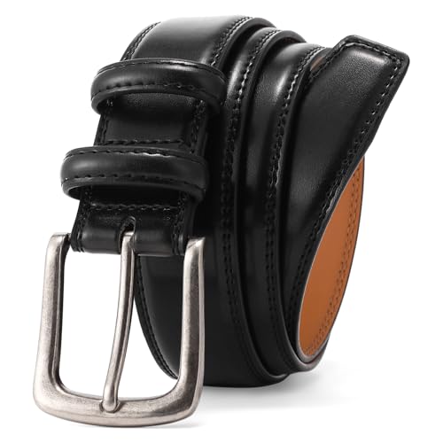 SENDEFN Men's Leather Jeans Belt for Dress Casual Trim to Fit 1.4