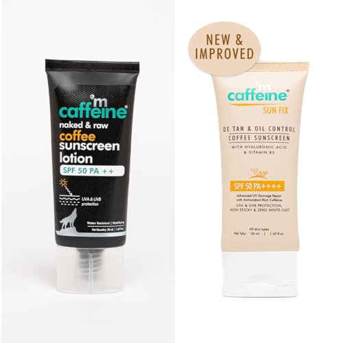 mcaffeine Men & Women Matte Sunscreen Spf 50 & | Lightweight, Water Resistant, Zero White Cast | Sun Protect, Prevents Tan & Repairs UV Damage For... - Image 2
