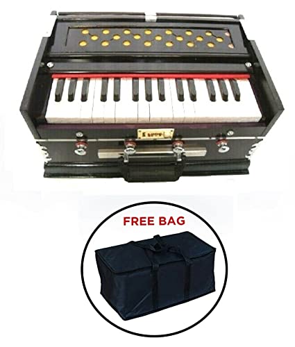 Harmonium With Bag Indian High Class Sound 4 Stopper Double Bellow 32 Key #TOP27