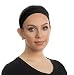 Premium Wig Grip Headband, Bundle with Free Comb - Adjustable Comfort Head Hair Band for Women - Velvet Material - Velcro Closure - Non Slip, Keeps Wig Secured - Prevents Headaches & Hair Loss (Black)