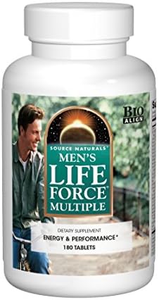 Source Naturals Men's Life Force Multiple Daily Multivitamin & Immune Health Supplement - 13 Essential Vitamins, Nutrients & Minerals - 180 Tablets