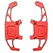 iJDMTOY Compatible with 2015-2021 MK7 Golf/GTI/Golf R Red Anodized Aluminum Lightweight Large Paddle Replacement Parts