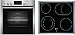 NEFF EDX4P0, Herd-Set bestehend aus E2CCG6AN3 Herd, 60 x 60 cm, Pyrolyse-Selbstreinigung, CircoTherm, LED-Display & M13R42N2 Elektrokochfeld, Bräterzone, Edelstahlrahmen