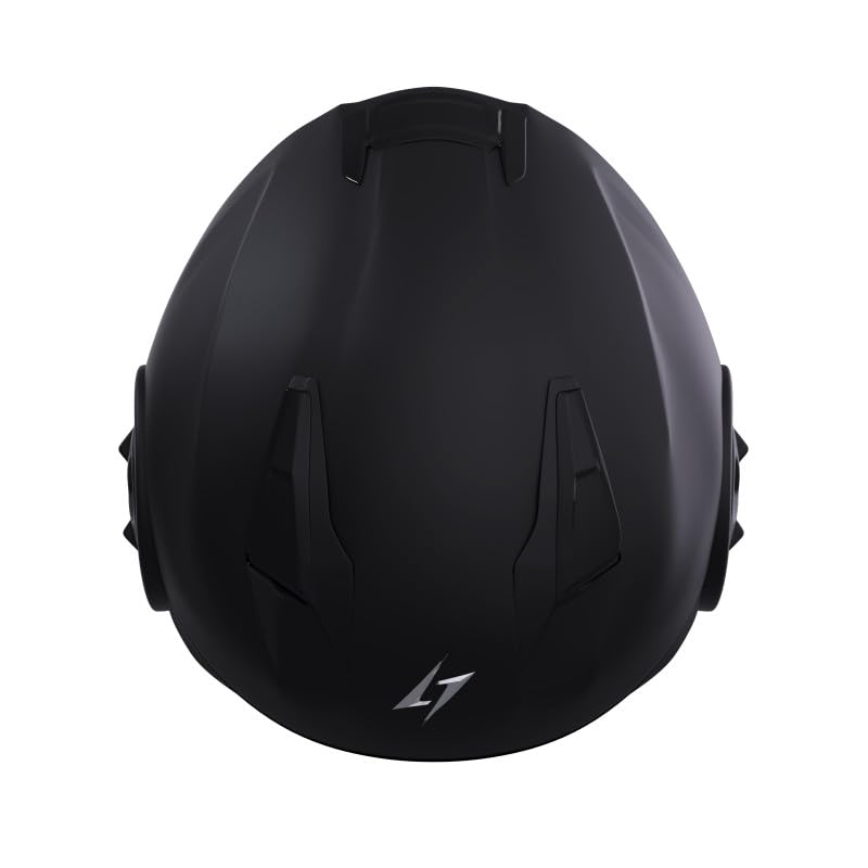 Casco Moto Jet Stormer Negro Mate Talla S