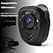 Mini Body Camera Video Recorder Built-in 128GB Memory Card with Night Vision IR & Loop Record HD 1080P, 4-6 HR Battery Life Wearable Police Cam for Home, Outdoor, Law Enforcement, Security Guard