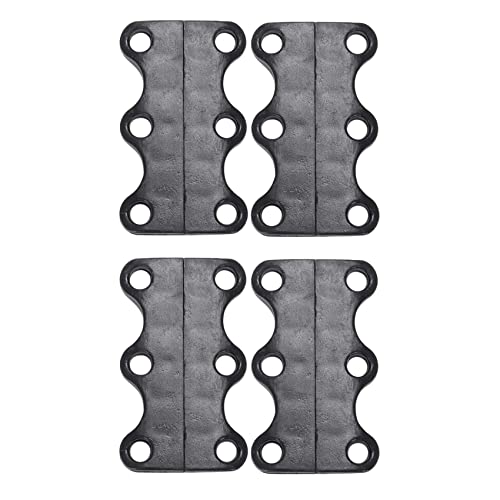 Kliplinc Chiusura magnetica per scarpe, chiusura rapida, 2 paia, colore: nero, Nero , Taglia