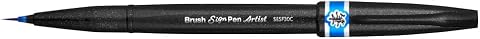 Pentel Sing Pen Brush İnce Uçlu Fırça Kalem A.MAVİ
