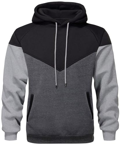 comefohome Hoodie Herren Pullover Langarm Sweatjacke Kapuzenpullover...