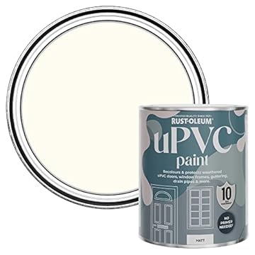 Rust-Oleum Off White uPVC Door and Window Paint in Matt Finish - Porcelain 750ml