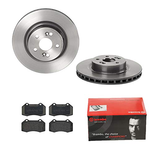 BREMBO Bremsscheiben COATED belüftet + Beläge vorne für passend für Renault
