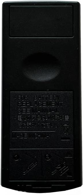 Back view of the Dtirszxy N2QAYB000984 remote control showing the battery compartment