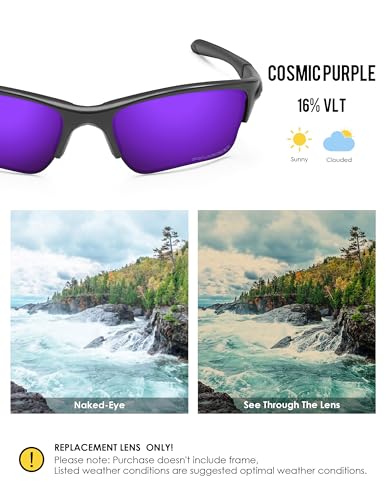 Image of BLAZERBUCK Polarized Replacement Lenses for Oakley Quarter Jacket OO9200 Sunglass
