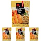 Obento Tempura Batter Mix Tempura - Mezcla para freír (500 g) (Paquete de 4)