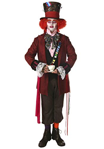 Plus Size Authentic Mad Hatter Costume 2X Multi #TOP26
