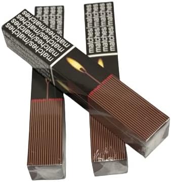 Ecolighters - Long Fireside Matches x 3 Packs for Lighting Real Fires, Stove, BBQ, Fireplaces, Open Fires