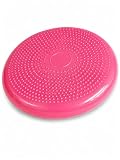 Wobble Balance Cushion 33 cm – FLG Cuscino rotondo Air Seat Pad per allenamento di core, postura e stabilità – Disco massaggiante (rosa)