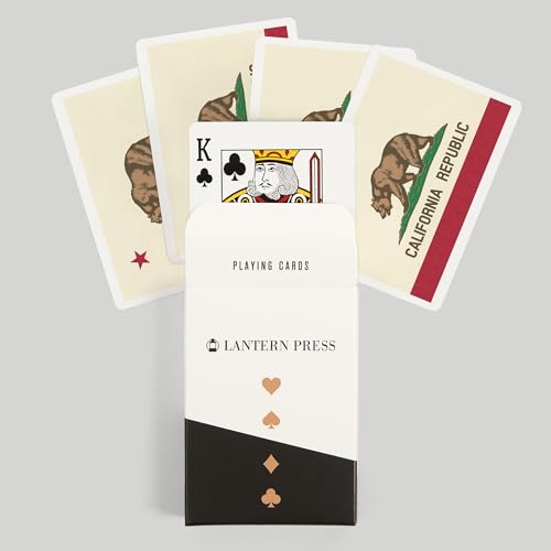 Baraja Póker California State Flag 52 Cartas Tamaño Poker miniatura 6