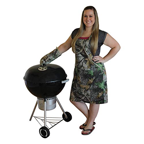 River's Edge Products Set Apron and Mitt, Camouflage