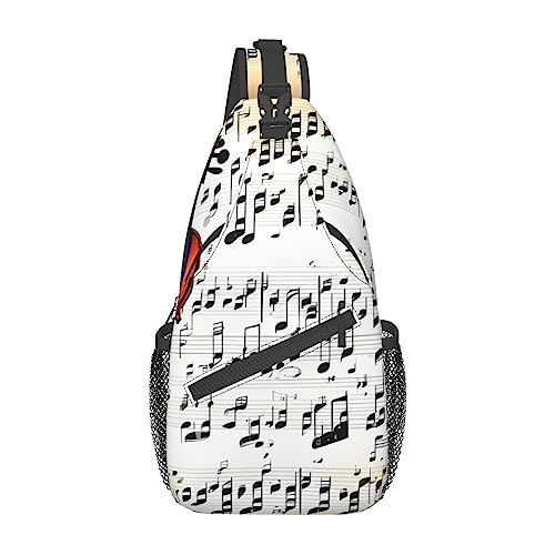 Sac à bandoulière partition violon une idée cadeau originale pour passionné de musique