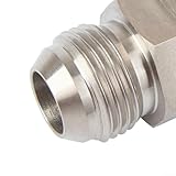 Turbo Ölablassadapter 10AN auf M18x1,5 mm Fitting für Turbo Ölwanne Rücklaufablauf mit Stahl Anschraubung ohne Schweißmontage inklusive Mutter