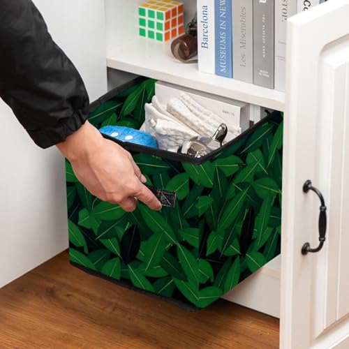 Boîte rangement tissu cube pliable pour optimiser vos placards vides - 7