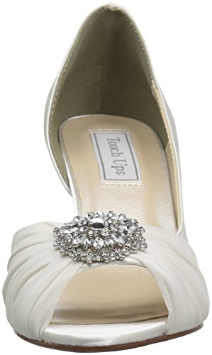 Touch Ups Women's Helen D'orsay Pump, White, 9 M Us #TOP1