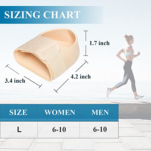 Heel Protectors(4 Pcs), Heel Cups For Heel Pain, Plantar Fasciitis Heel Cups, Heel Cushion Support For Heel Pain, Achilles Tendinitis, Bone Spur, Heel Pads For Men & Women (Beige, Large Size) #TOP5