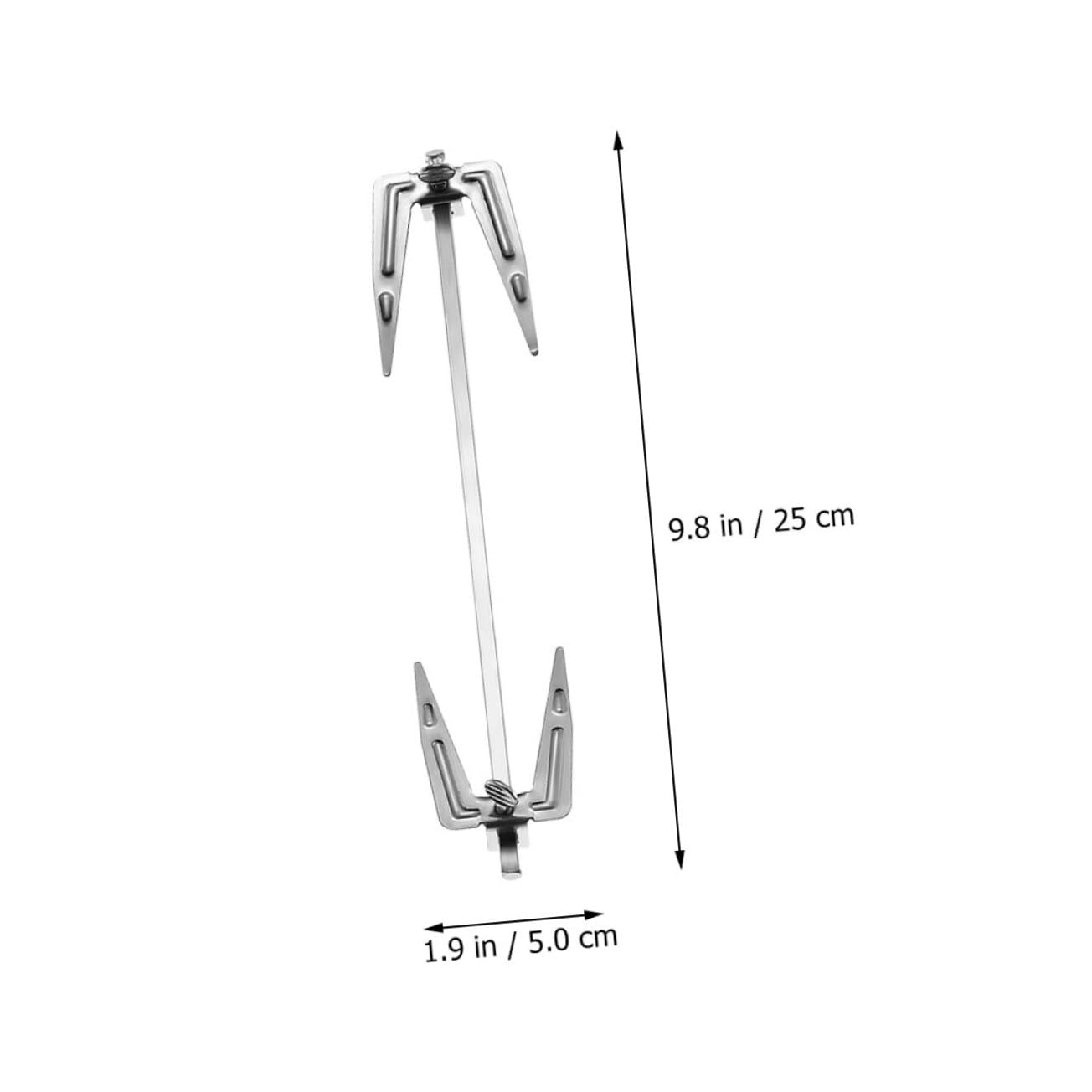 FUNOMOCYA 2pcs Stainless Steel Rotating Roast Chicken Forks for Oven Easy Insertion Removal for Grilling Bbq Essential Kitchen Supply for Roast Chicken Lovers