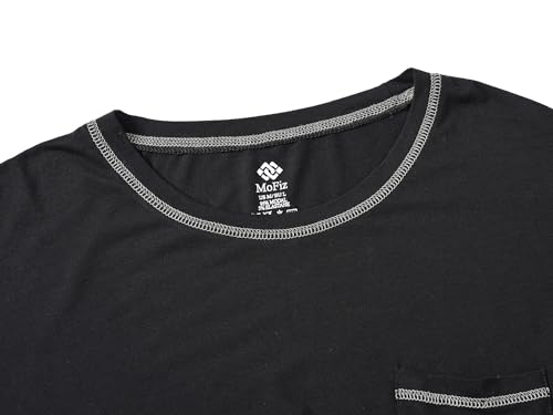 MoFiz Men's Pajama Set Sleepwear Loungewear Sleeping Lounging 2 Piece Suits Comfortable Soft4