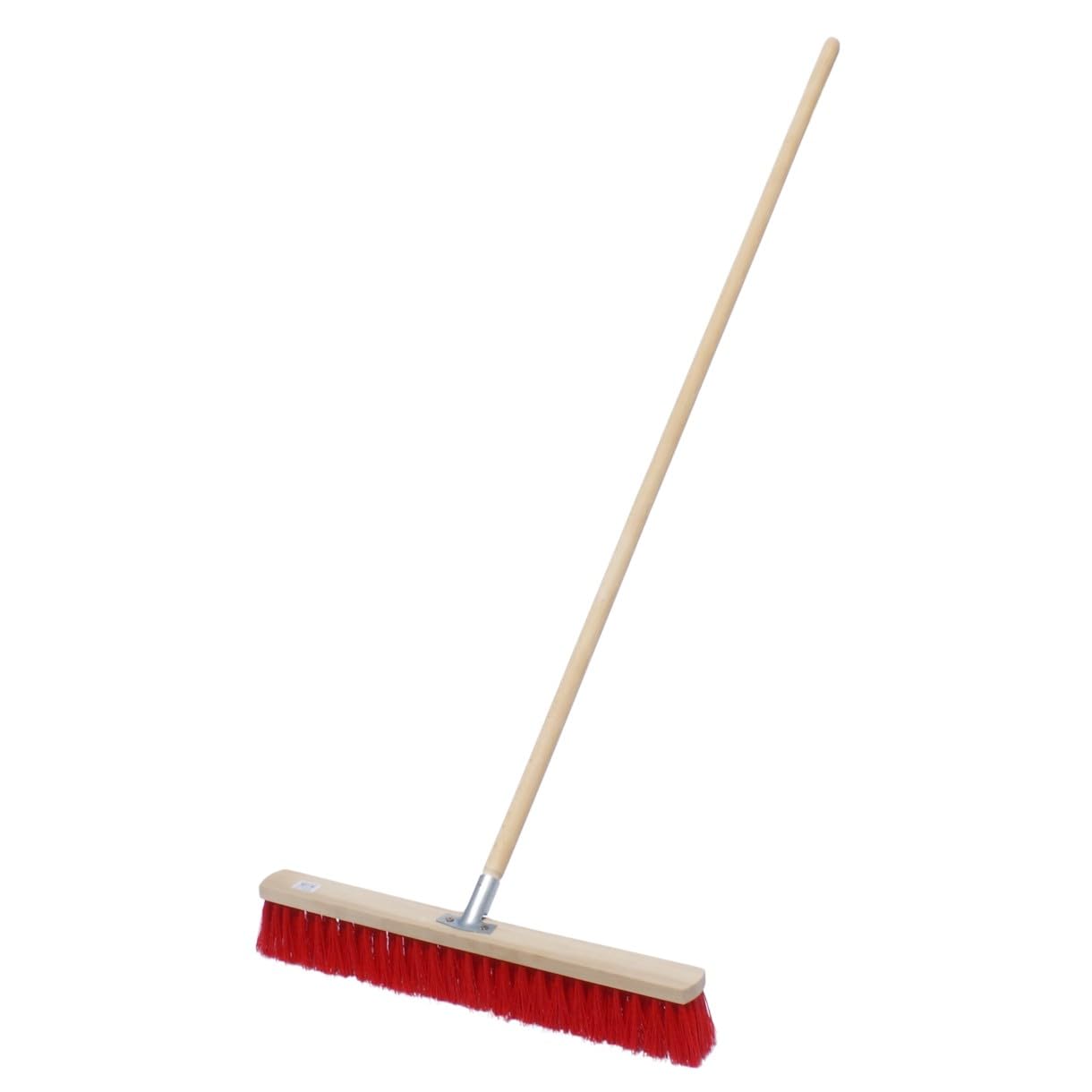 Kolor 2 STK. Straßenbesen Industriebesen Kehrbesen, wählbare Breiten Gartenbesen, Besen für Straßen, Draußen, Hof & Garten, PVC Borsten, Metall-Stielhalter verschraubt (40 cm mit 150 cm Stiel)