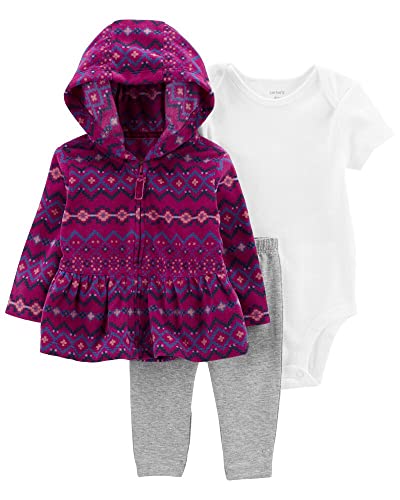 Image of Carter's baby-girls 3-piece Layette Set
